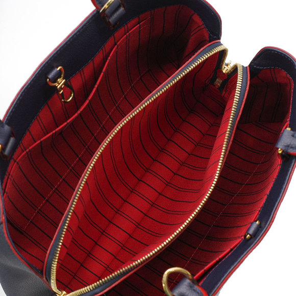 Louis Vuitton Montaigne MM Handbag Monogram Marine Rouge - Picture 4 of 7